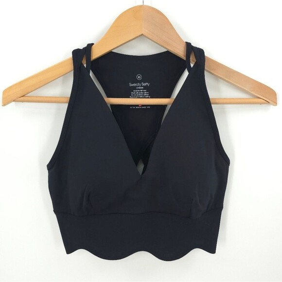Sweaty Betty Power Contour Plunge Bra Sports Bra Athleisure Gym Yoga Athletic - Picture 1 of 16